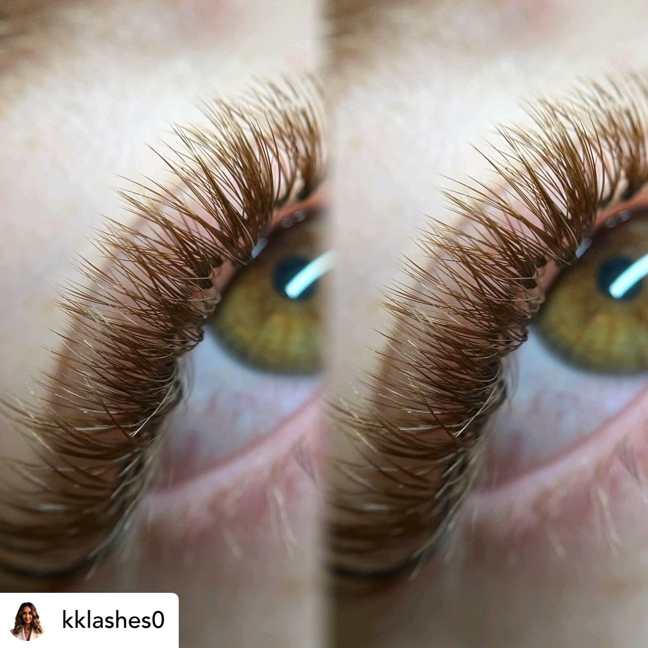 Cookie Dough Brown Coloured Lashes MIXED LENGTH