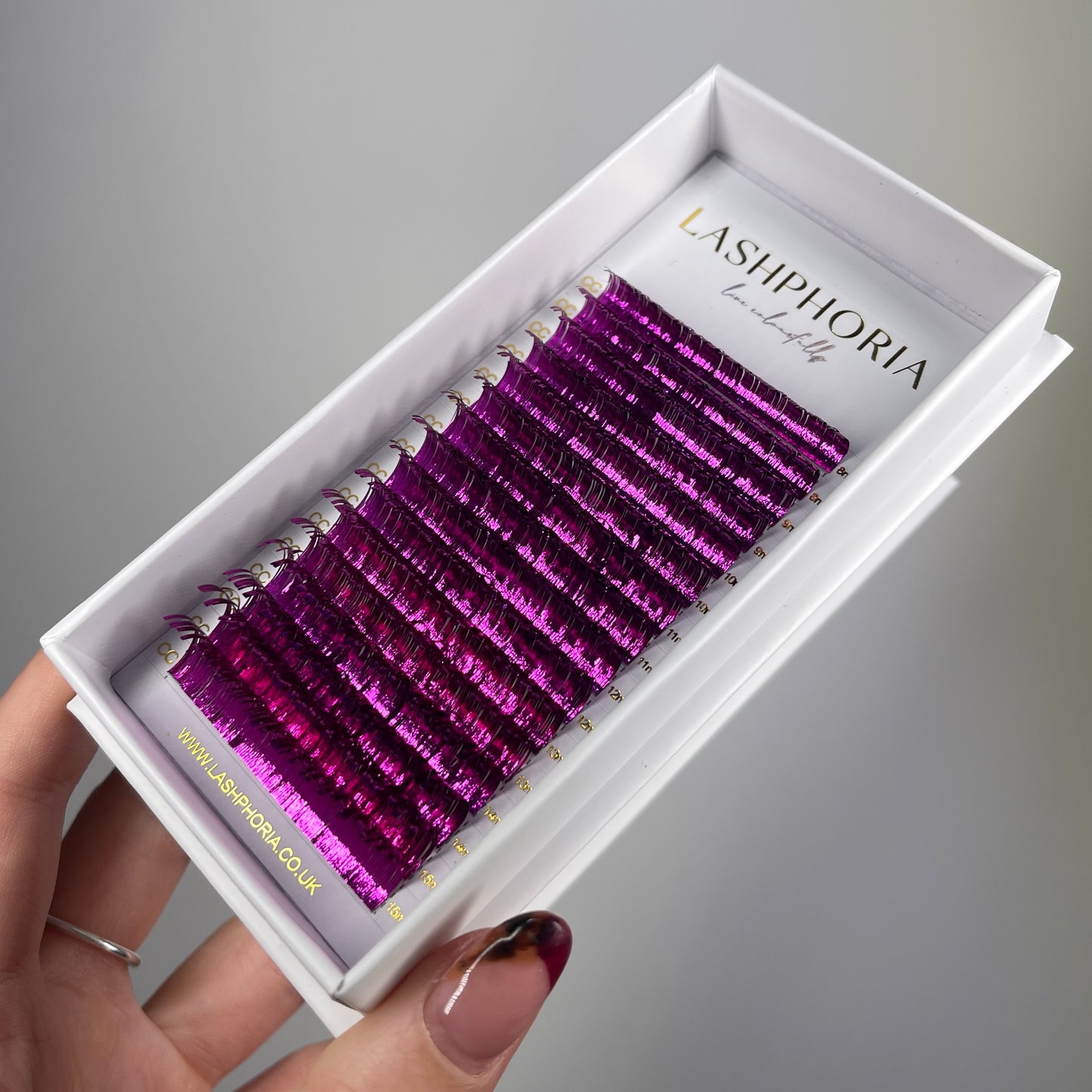 Purple Tinsel Lashes