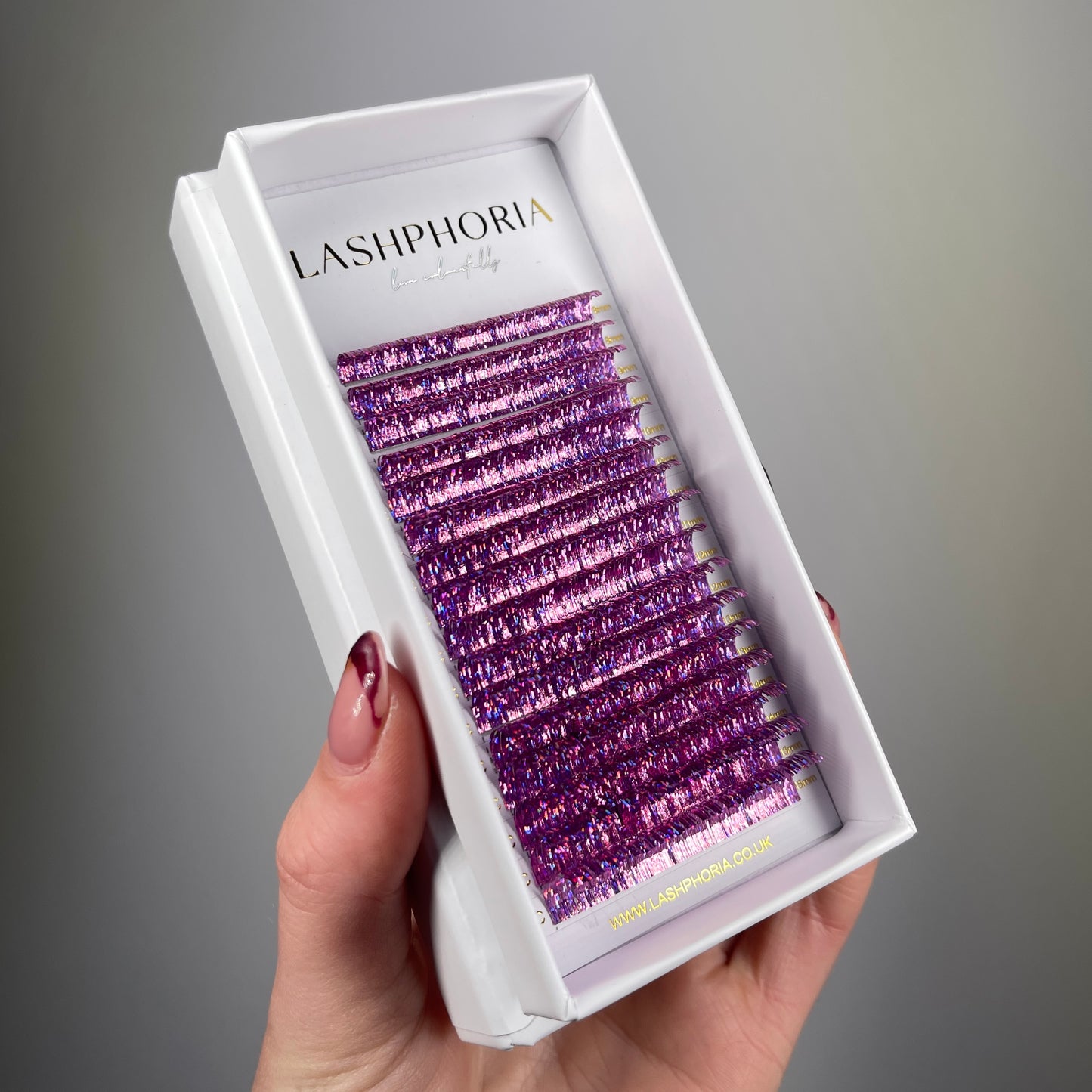 Purple Holographic Tinsel Lashes