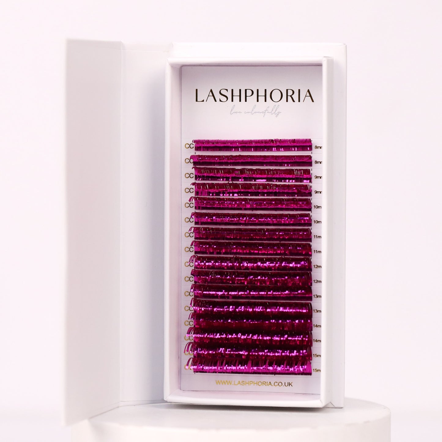 Hot Pink Tinsel Lashes