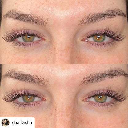 Cookie Dough Brown Coloured Lashes MIXED LENGTH