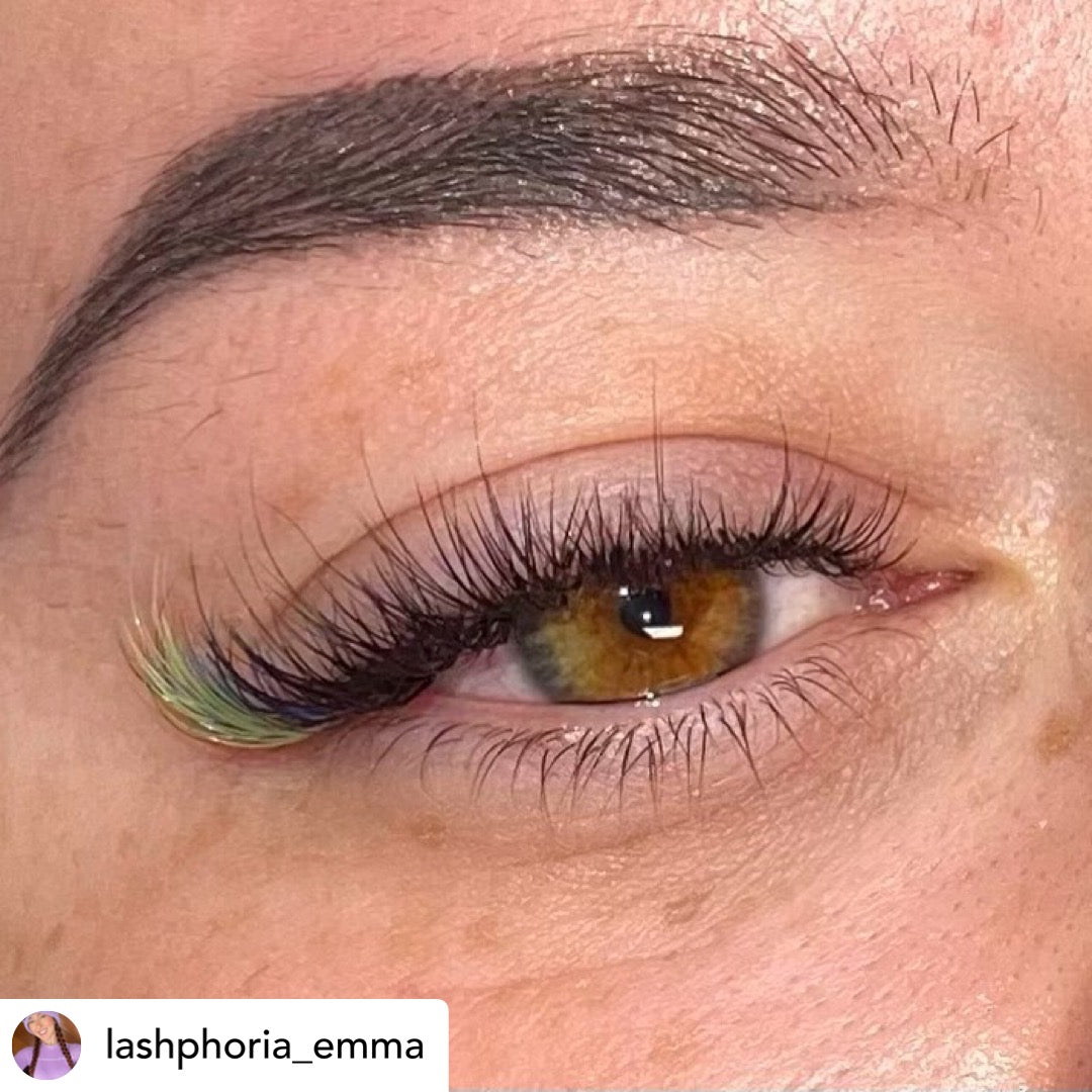 Pistachio Green Coloured Lashes