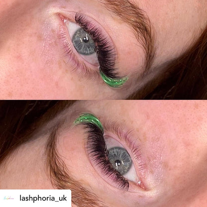 Pistachio Green Coloured Lashes