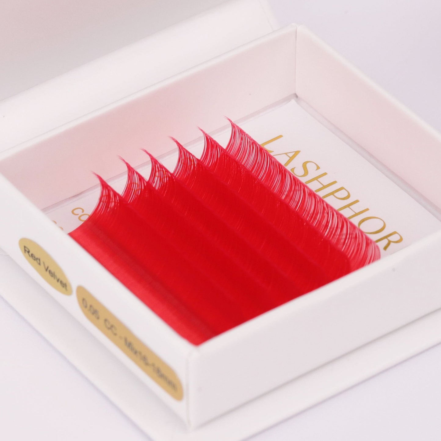 Red Velvet Red Coloured Lashes