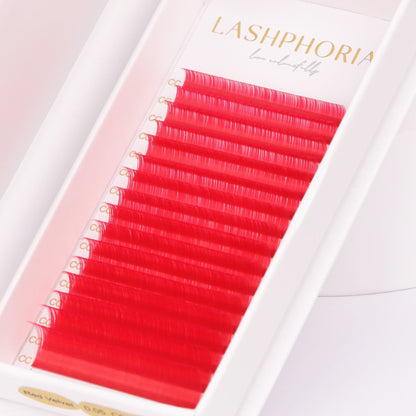 Red Velvet Red Coloured Lashes