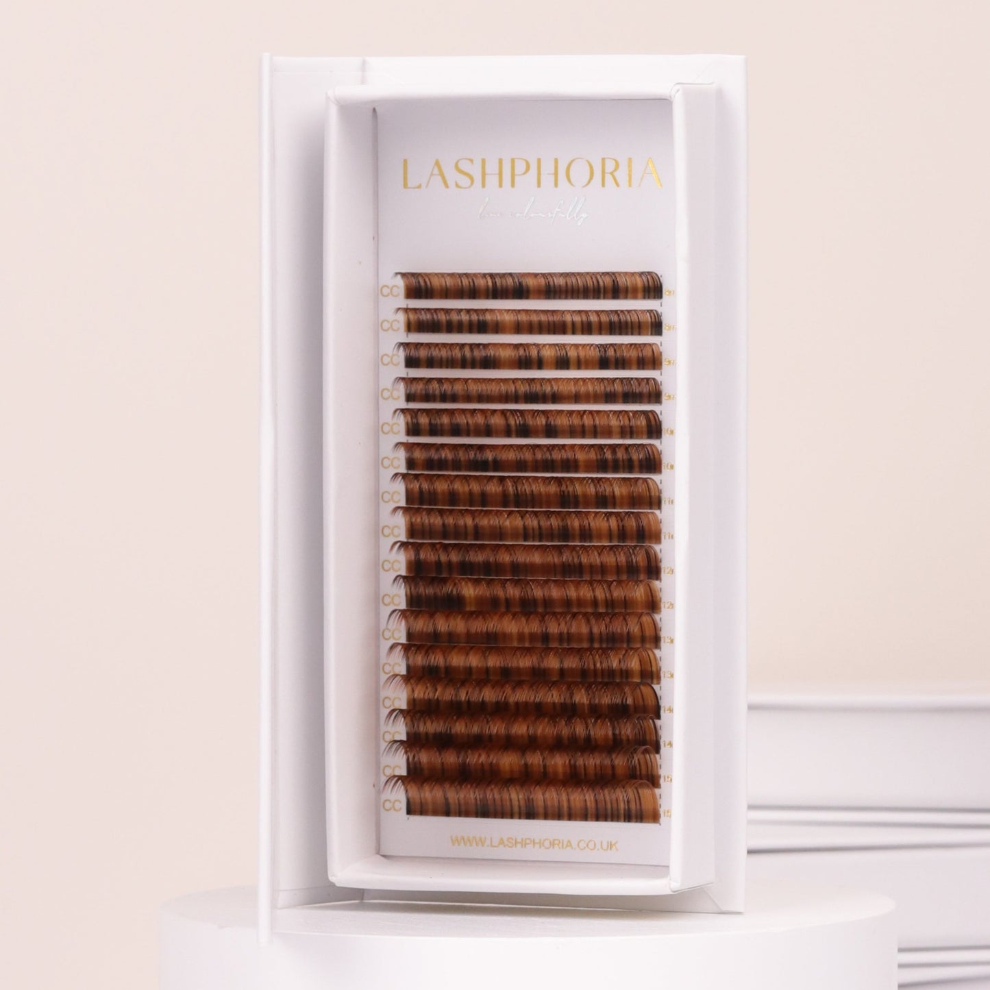 Tortie Brown Multi-Coloured Lashes