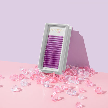 Unicorn Pink/Purple Multi-Coloured Lashes